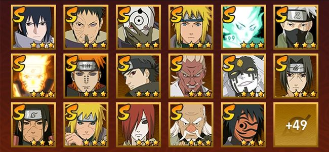 火影忍者V12 26S忍 40A忍 193忍 2977S碎片 19通灵 700W战力 前500名 上忍