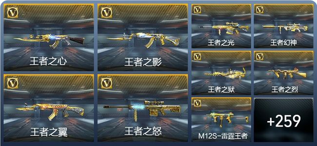 穿越火线：枪战王者V8 23王者武器 268英雄武器 9英雄角色 488万化 枪王SSS