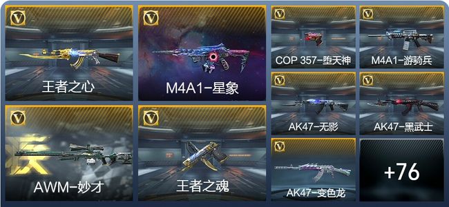 穿越火线：枪战王者V5 3王者武器 91英雄武器 1英雄角色 218万化 枪圣