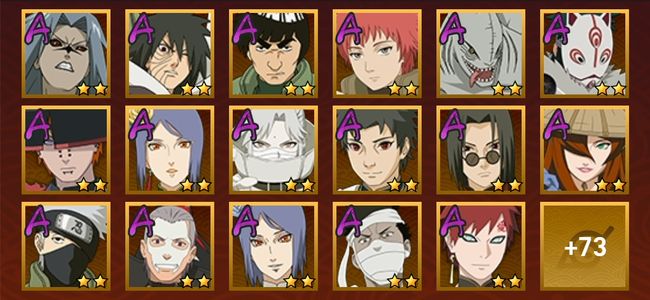 火影忍者V15 36S忍 54A忍 237忍 4608S碎片 25通灵 1000W战力 前100名 影级