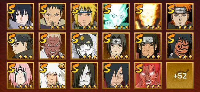 火影忍者V11 23S忍 46A忍 213忍 2825S碎片 18通灵 700W战力 前1000名 暗部