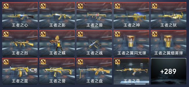 穿越火线：枪战王者V6 14王者 290英雄武器 13英雄角色 467万化 新锐
