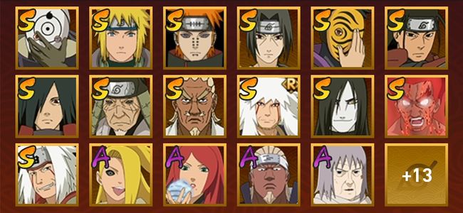 火影忍者V1 13S忍 20A忍 33忍 14通灵 400W战力 见习