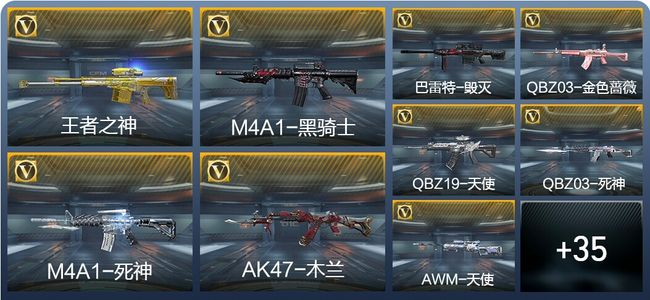 穿越火线：枪战王者V1 1王者武器 89英雄武器 新锐