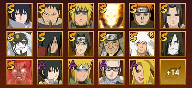 火影忍者V8 14S忍 22A忍 36忍 15通灵 800W战力 见习