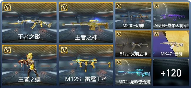 穿越火线：枪战王者V3 5王者武器 306英雄武器 新锐