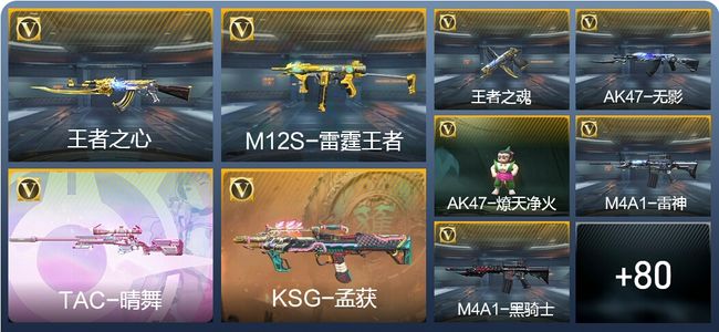 穿越火线：枪战王者V1 6王者武器 141英雄武器 新锐