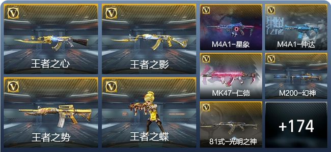 穿越火线：枪战王者V6 9王者武器 308英雄武器 新锐