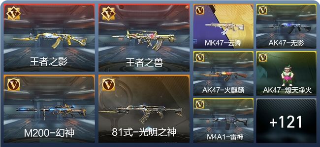 穿越火线：枪战王者V6 5王者 211英雄武器 新锐