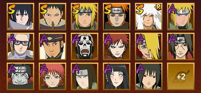 火影忍者V8 6S忍 14A忍 20忍 100W内战力