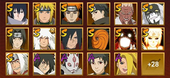 火影忍者V11 15S忍 33A忍 48忍 21通灵 800W战力