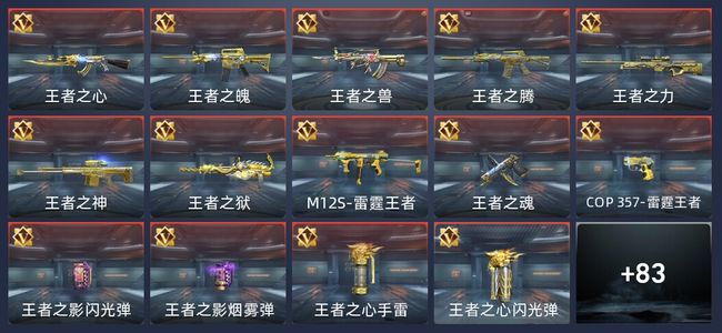 穿越火线：枪战王者V8 16王者 242英雄武器 新锐