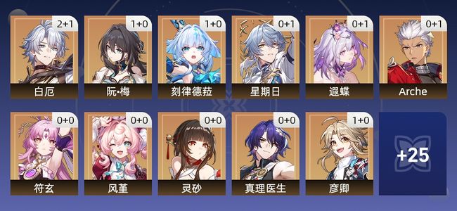 崩坏：星穹铁道28黄 19角色黄 9光锥黄 14五星角色 5五星光锥 67级 女主