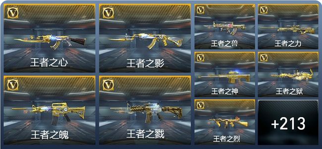穿越火线：枪战王者26王者武器 222英雄武器 6英雄角色 234万化 专家S