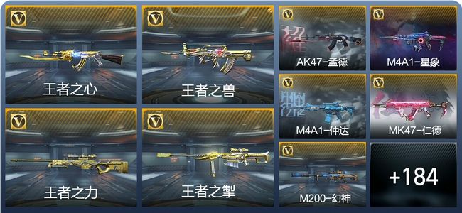 穿越火线：枪战王者V7 11王者武器 211英雄武器 9英雄角色 306万化 专家S