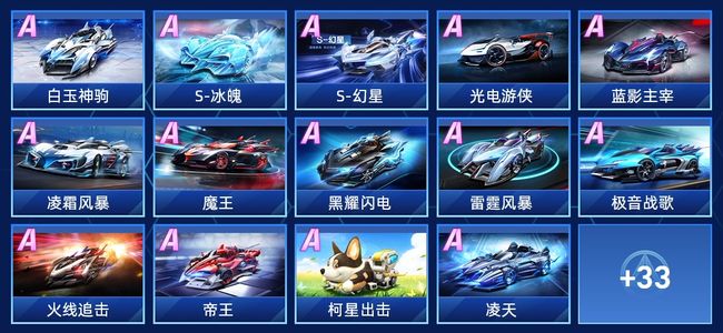 QQ飞车手游V5 35永久A车 47永久赛车 22宠物 男号 星耀