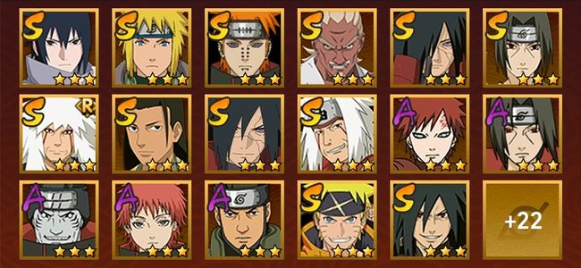 火影忍者V9 12S忍 27A忍 133忍 1547S碎片 15通灵 500W战力 暗部