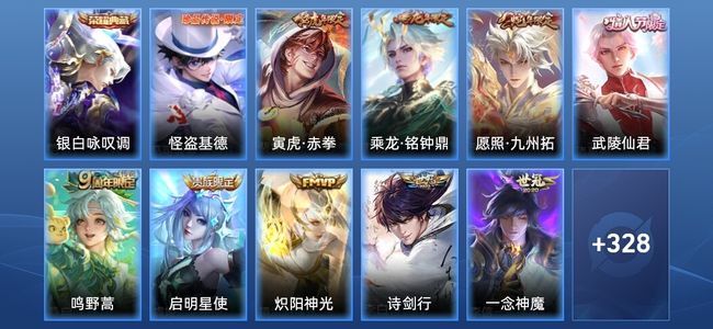 王者荣耀1典藏 15传说 111史诗 340皮肤 至尊星耀IV