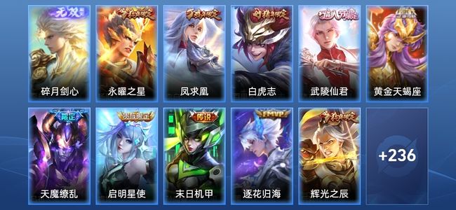 王者荣耀【苹果版】V8 1无双 9传说 64史诗 248皮肤 至尊星耀III