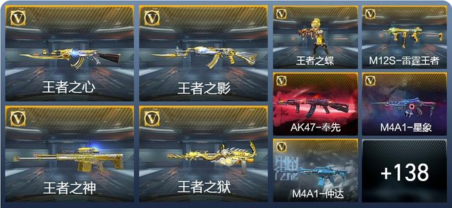 穿越火线：枪战王者V8 289英雄武器 新锐