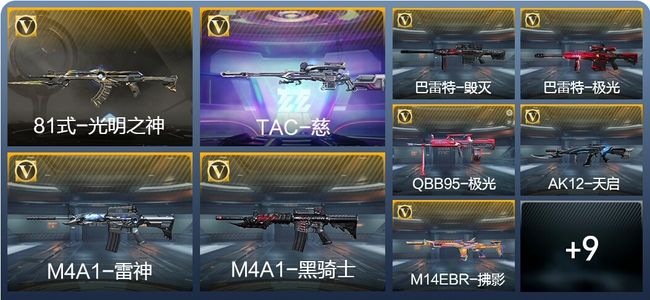 穿越火线：枪战王者V2 50英雄武器 新锐