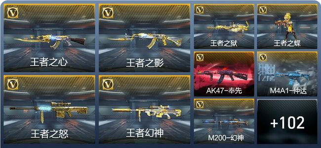 穿越火线:枪战王者V7 215英雄武器 新锐