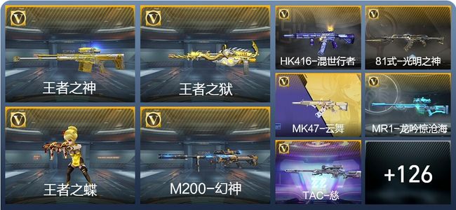 穿越火线：枪战王者V3 248英雄武器 新锐