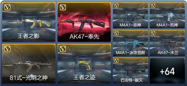 穿越火线：枪战王者V5 133英雄武器 新锐