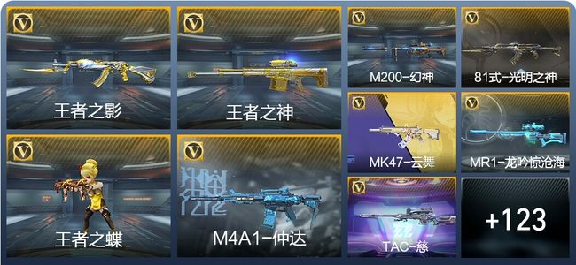 穿越火线：枪战王者V5 250英雄武器 新锐