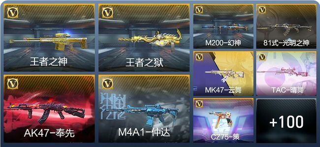 穿越火线：枪战王者V6 196英雄武器 新锐