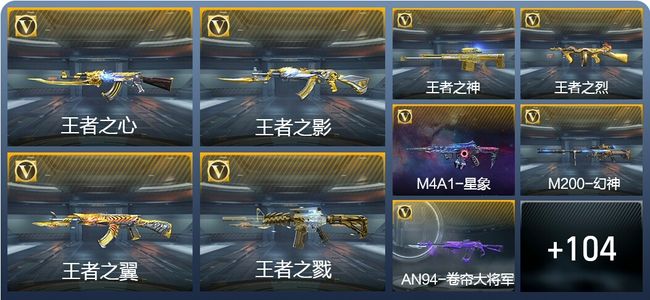 穿越火线：枪战王者V8 248英雄武器 新锐