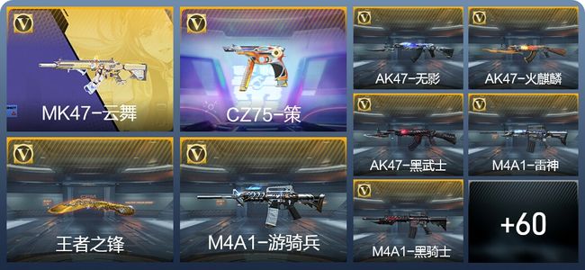 穿越火线：枪战王者V6 124英雄武器 新锐