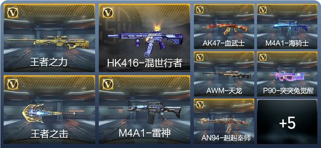 穿越火线：枪战王者V5 34英雄武器 新锐