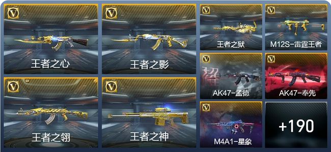 穿越火线：枪战王者V8 345英雄武器 新锐