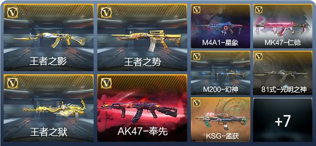 穿越火线：枪战王者V7 251英雄武器 新锐