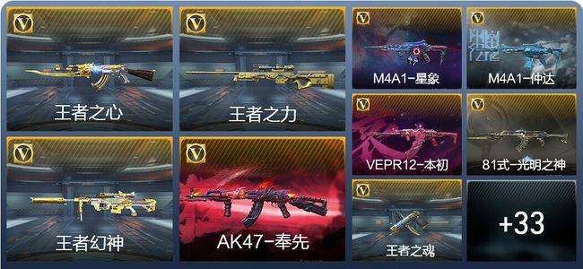 穿越火线：枪战王者V8 63英雄武器 新锐