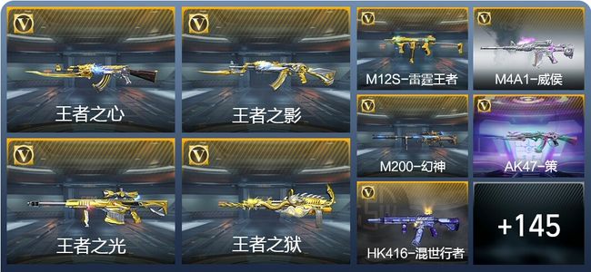 穿越火线：枪战王者V8 255英雄武器 新锐