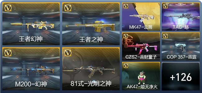 穿越火线：枪战王者V6 240英雄武器 新锐