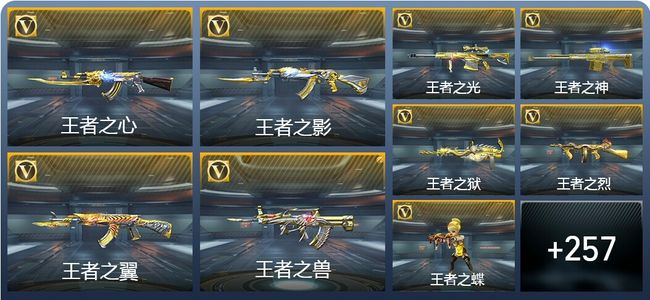 穿越火线：枪战王者V8 495英雄武器 新锐