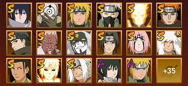 火影忍者V10 16S忍 37A忍 53忍 100W内战力 见习