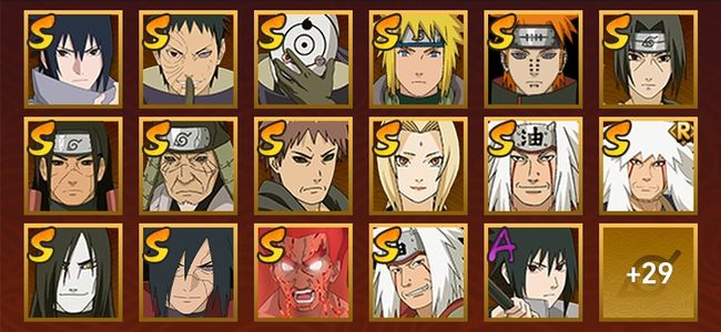 火影忍者V11 18S忍 31A忍 49忍 100W内战力