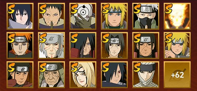 火影忍者V11 33S忍 50A忍 83忍 100W内战力