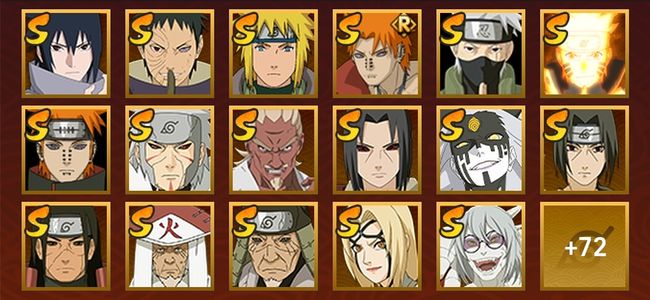 火影忍者V13 33S忍 59A忍 92忍 100W内战力