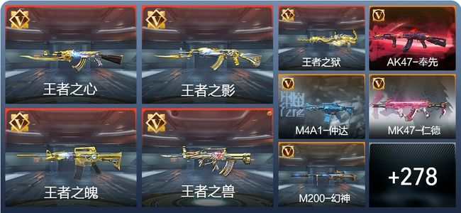 穿越火线：枪战王者V8 430英雄武器 新锐