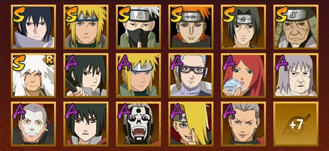 火影忍者V7 7S忍 22A忍 29忍 500W战力 见习