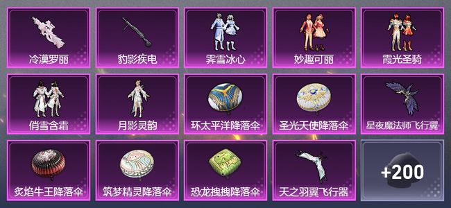 和平精英2升级枪 5粉装 4尾迹 118套装 45214热力 4印记