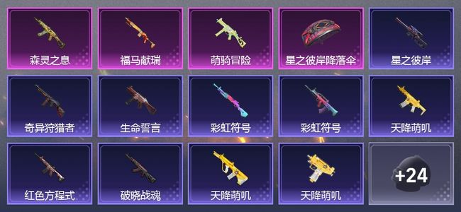 和平精英3升级枪 29套装 10263热力