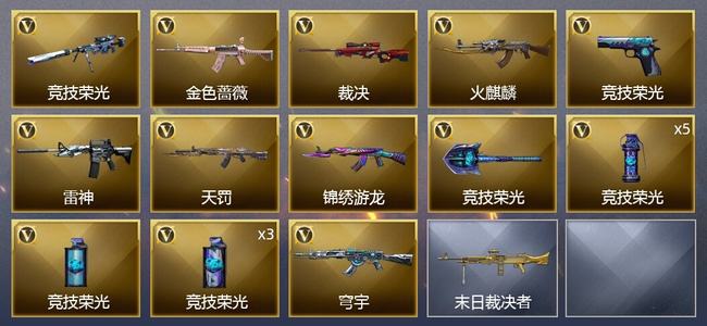 穿越火线（CF）19V武器 3皮肤 可排位 新锐