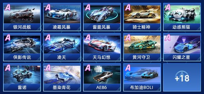 QQ飞车手游V3 19永久A车 32永久赛车 16宠物 女号 黄金