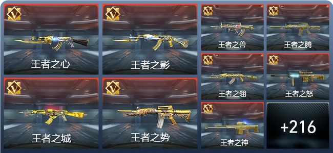 穿越火线：枪战王者V8 34王者 251英雄武器 8英雄角色 391万化 枪皇SSS